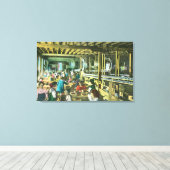 インテリアフリッカーのオーチャードカネリー キャンバスプリント (インサイチュ (ウッドフロア))