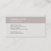 インテリアモダンデザインのカスタム写真 名刺 (正面)