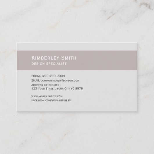 インテリアモダンデザインのカスタム写真 名刺 (正面)