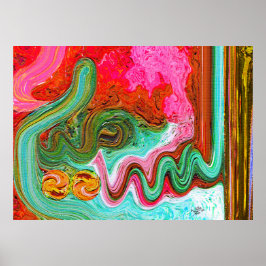 インテリアモダン絵画 ポスター