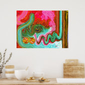 インテリアモダン絵画 ポスター (キッチン)