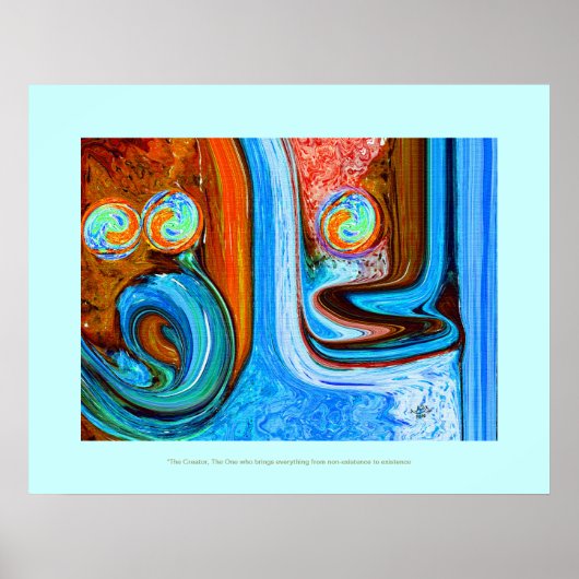 インテリアモダン絵画 ポスター (正面)