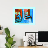 インテリアモダン絵画 ポスター (ホームオフィス)