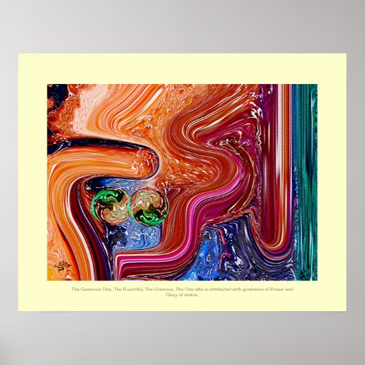 インテリアモダン絵画 ポスター (正面)