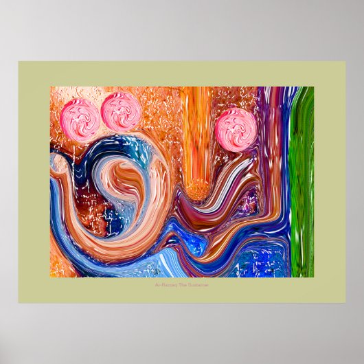 インテリアモダン絵画 ポスター (正面)