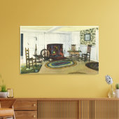 インテリアリビングルームビューオブザジョンアルデン キャンバスプリント (インサイチュ (リビング))