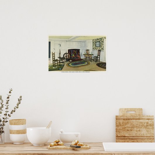 インテリアリビングルームビューオブザジョンアルデン ポスター (キッチン)