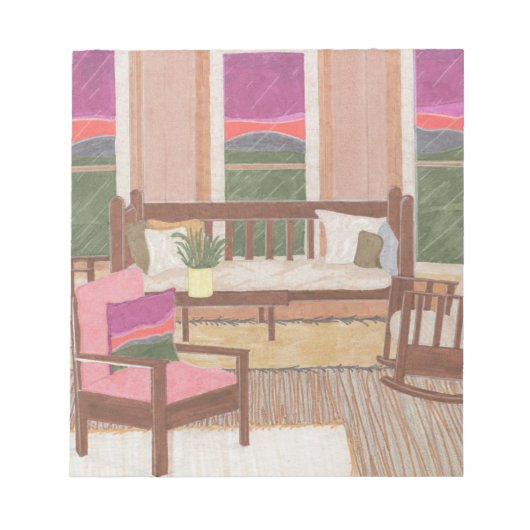 インテリアルームデザイン ノートパッド (正面)