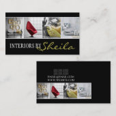 インテリア外装デザイナ家具店 名刺 (正面/裏面)