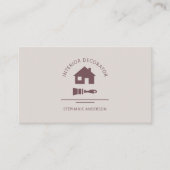 インテリア装飾体 名刺 (正面)