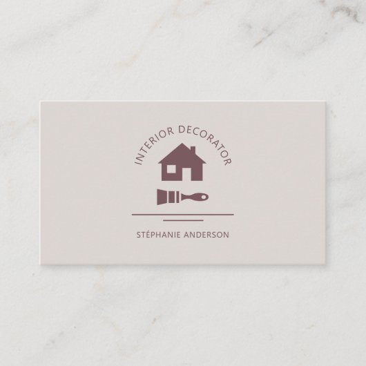 インテリア装飾体 名刺 (正面)