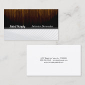 インテリア装飾体 |抽象芸術背景 名刺 (正面/裏面)