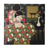 インテリア赤椅子タイル タイル (正面)