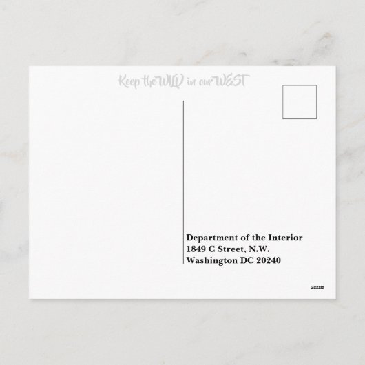 インテリア部門へのアドレス指定済みポストカード シーズンポストカード (裏面)