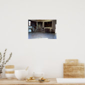 インテリア・オブ・エル・グレコのスタジオ ポスター (キッチン)