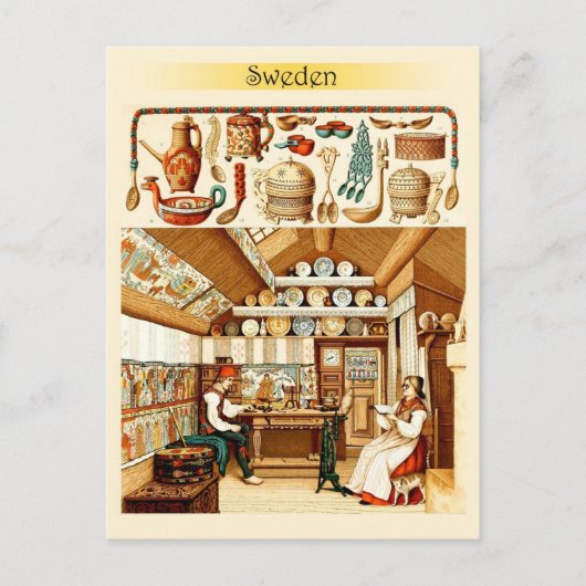 インテリア・オブ・スウェーデンハウス（家具・調理器具） ポストカード