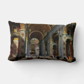 インテリア・オブ・セント・ペテロ大聖堂，ローマ ランバークッション (裏面)