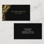 インテリア・デザイナーのカーテンの装飾者の窓のデザイン 名刺 (正面/裏面)