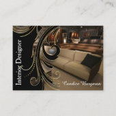 インテリア・デザイナーのデザインのコンサルタント 名刺 (正面)