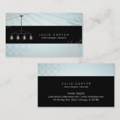 インテリア・デザイナーのプランナーの家の装飾者カード 名刺 (正面/裏面)