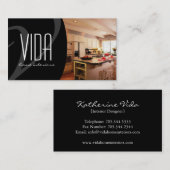 インテリア・デザイナーの名刺 名刺 (正面/裏面)