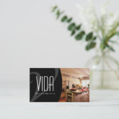 インテリア・デザイナーの名刺 名刺 (スタンド正面)