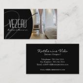 インテリア・デザイナーの名刺 名刺 (正面/裏面)