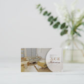 インテリア・デザイナーの名刺 名刺 (スタンド正面)