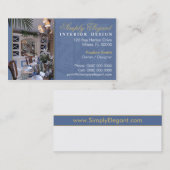 インテリア・デザイナーの名刺 名刺 (正面/裏面)