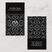 インテリア・デザイナーの名刺 名刺 (正面/裏面)