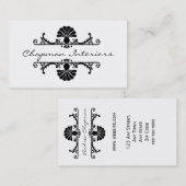 インテリア・デザイナーの名刺 名刺 (正面/裏面)