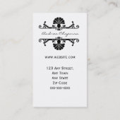 インテリア・デザイナーの名刺 名刺 (裏面)