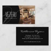 インテリア・デザイナーの名刺 名刺 (正面/裏面)