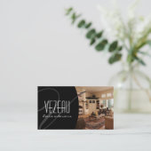 インテリア・デザイナーの名刺 名刺 (スタンド正面)