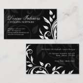 インテリア・デザイナーの名刺 名刺 (正面/裏面)