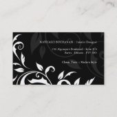 インテリア・デザイナーの名刺 名刺 (裏面)