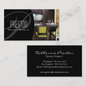 インテリア・デザイナーの名刺 名刺 (正面/裏面)