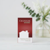 インテリア・デザイナーの家の経験豊かな人のデザインのコンサルタント 名刺 (スタンド正面)