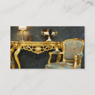 インテリア・デザイナーの家具のスタイルのヴィンテージ 名刺