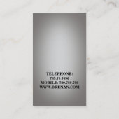 インテリア・デザイナーの家具の名刺のテンプレート 名刺 (裏面)