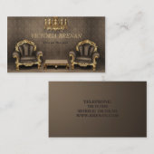 インテリア・デザイナーの家具の装飾者のクラシックの家 名刺 (正面/裏面)