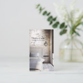 インテリア・デザイナーの家装飾者の名刺 名刺 (スタンド正面)