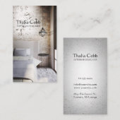 インテリア・デザイナーの家装飾者の名刺 名刺 (正面/裏面)