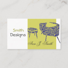 インテリア・デザイナーの装飾の緑の昇進のモダン 名刺