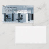 インテリア・デザイナー、家具のスタイリストのオフィス 名刺 (正面/裏面)