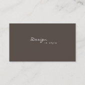 インテリア・デザインのテンプレートの名刺のシャンデリア 名刺 (裏面)