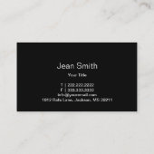 インテリア・デザインのモダンな木製の同世代の人 名刺 (裏面)