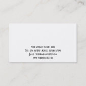 インテリア・デザインの名刺 名刺 (裏面)