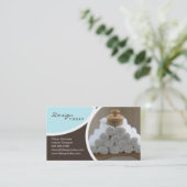 インテリア・デザインの足場のモダンな名刺のスパ 名刺 (スタンド正面)