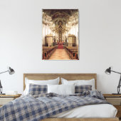 インテリア、バルタサール・ノイマン1734-54によって設計 キャンバスプリント (インサイチュ (寝室))